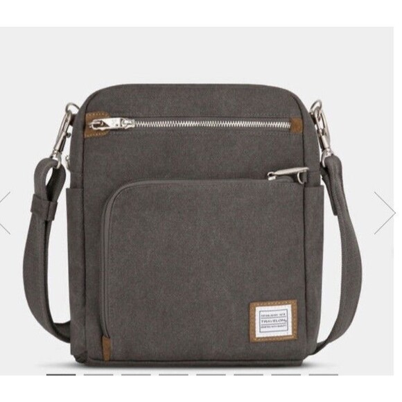 Travelon Anti-Theft Heritage Classic Crossbody Messanger Bag Tote - Picture 1 of 11